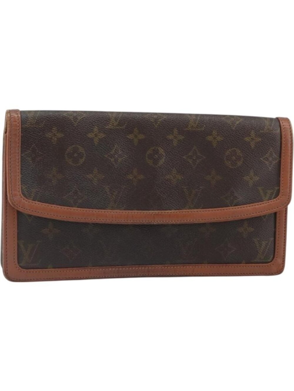 LOUIS VUITTON Monogram Pochette Dam GM Clutch Bag M51810